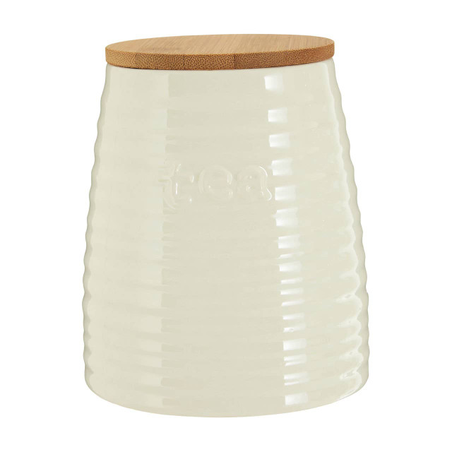 Premier Housewares Winnie Cream Dolomite Tea Canister