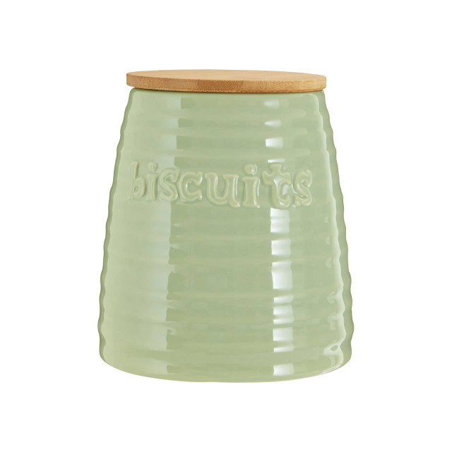 Premier Housewares Winnie Green Dolomite Biscuit Canister