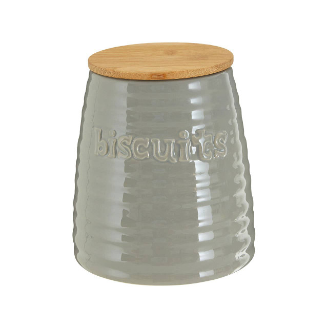 Premier Housewares Winnie Grey Dolomite Biscuit Canister