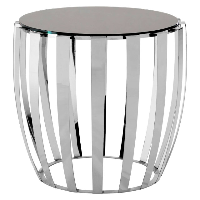 premier housewares Yasmin Stainless Steel Side Table