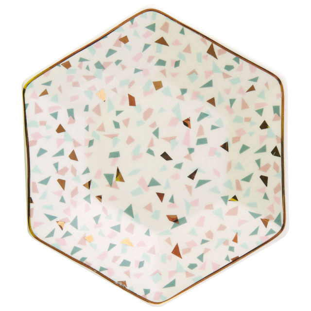 Premier Housewares Yuki Terrazzo Pattern Dinner Plate