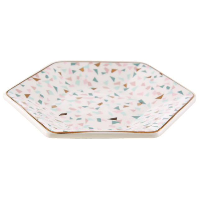 premier housewares Yuki Terrazzo Pattern Dinner Plate