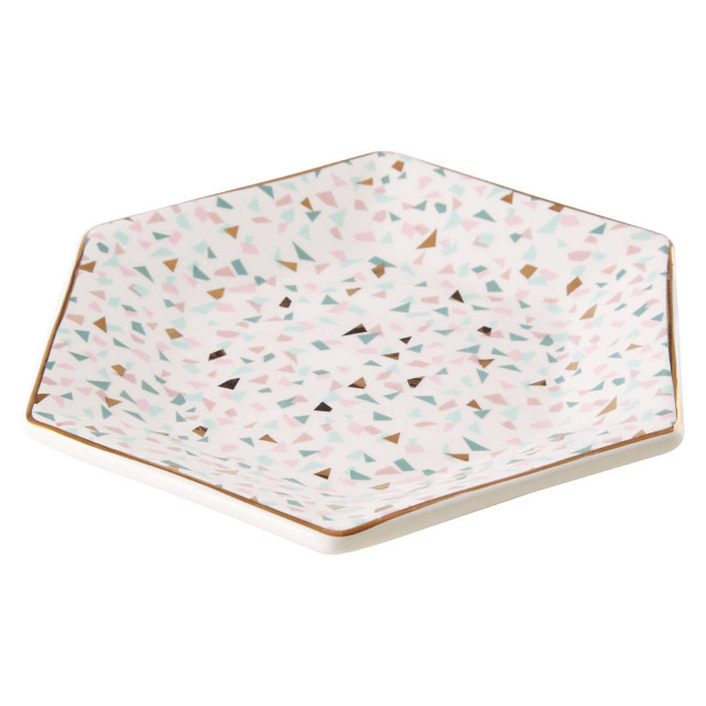 Premier Housewares Yuki Terrazzo Pattern Side Plate