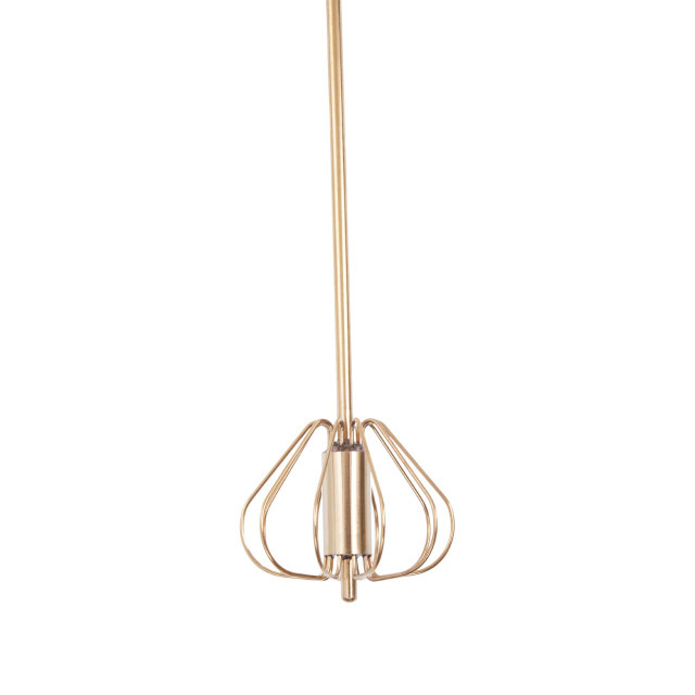 Premier Housewares Zamin Press And Spin Light Gold 30cm Whisk