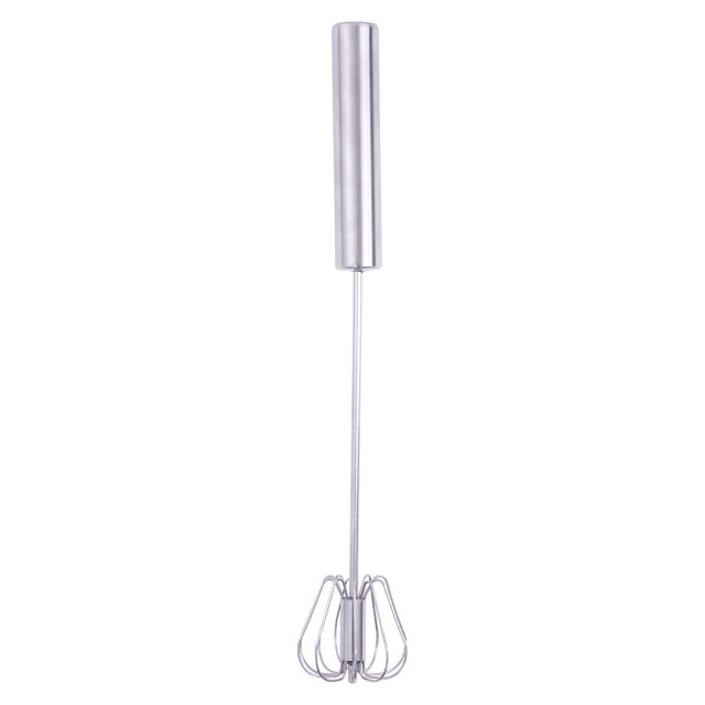 Premier Housewares Zamin Press And Spin Stainless Steel 35cm Whisk
