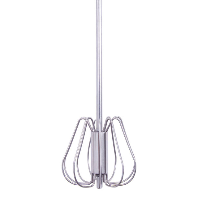 Premier Housewares Zamin Press And Spin Stainless Steel 35cm Whisk