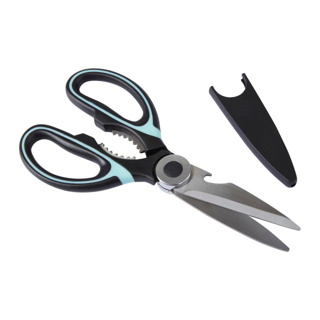 premier housewares Zing Black And Pastel Green Scissors