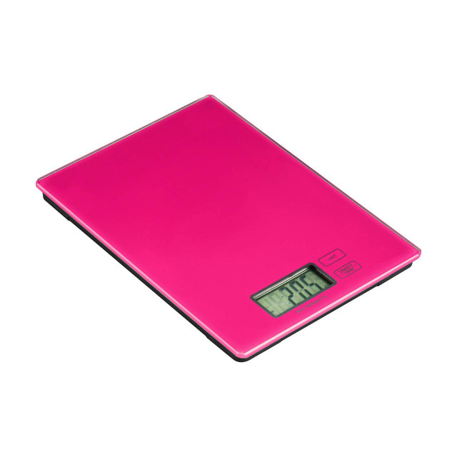 premier housewares Zing Hot Pink Glass Kitchen Scale