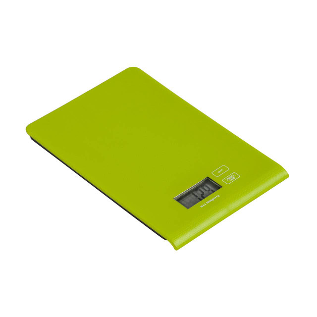 Premier Housewares Zing Lime GreenTempered Glass Kitchen Scale