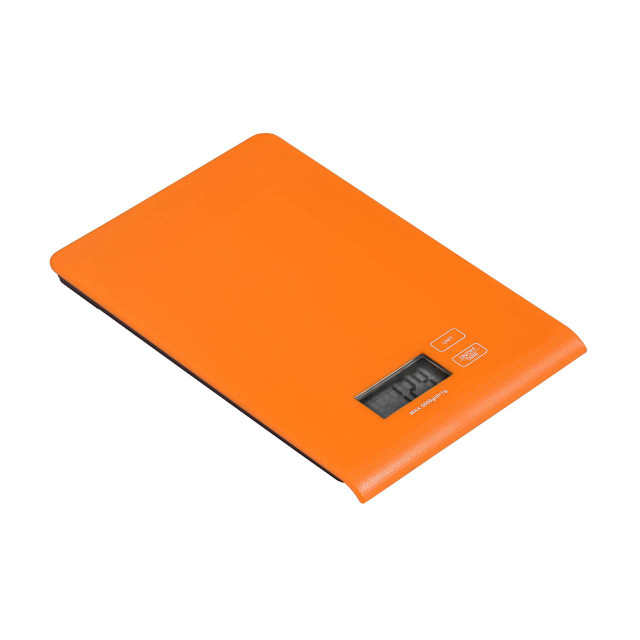 Premier Housewares Zing Orange Tempered Glass Kitchen Scale