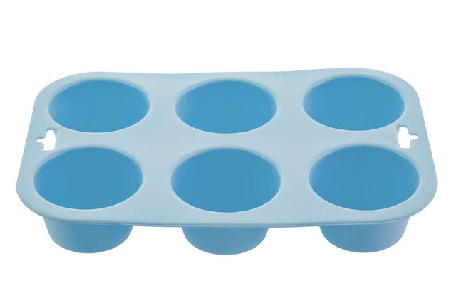 premier housewares Zing Pastel Blue 6 Cup Muffin Mould