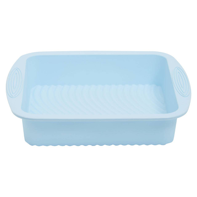 Premier Housewares Zing Pastel Blue Square Cake Mould