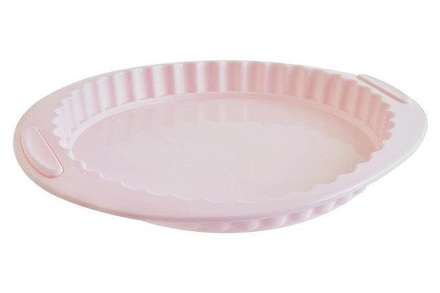 Premier Housewares Zing Pastel Pink Pie Or Flan Mould