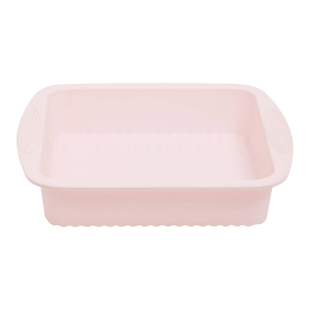 Premier Housewares Zing Pastel Pink Square Cake Mould