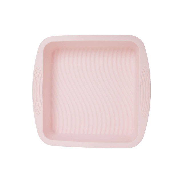 Premier Housewares Zing Pastel Pink Square Cake Mould