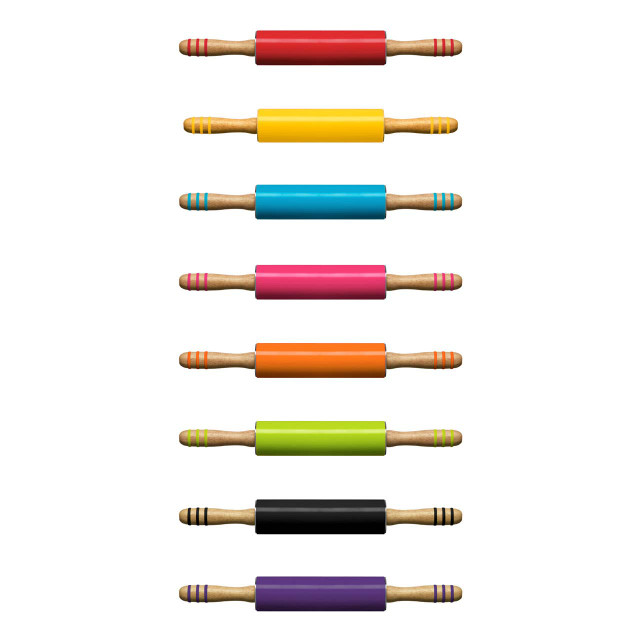 Premier Housewares Zing Yellow Silicone Rolling Pin