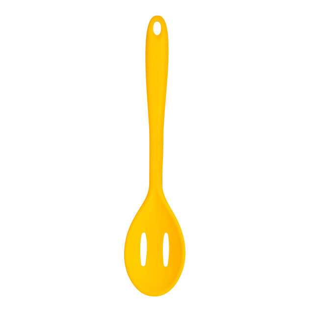 Premier Housewares Zing Yellow Silicone Slotted Spoon