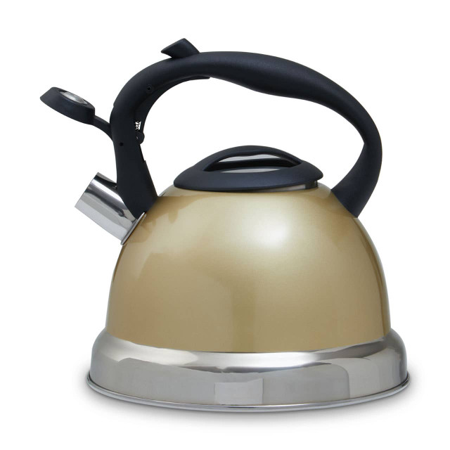 Premier Housewares Zion Light Gold 3 Ltr Whistling Kettle