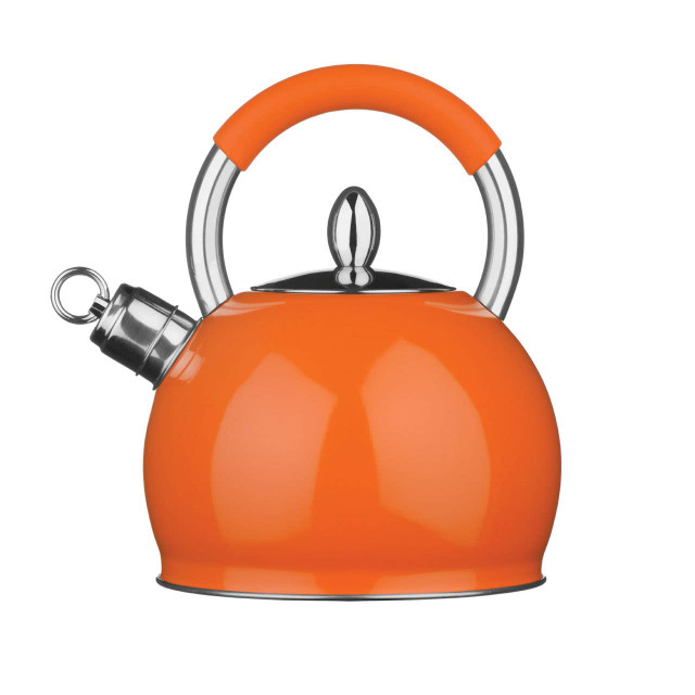 premier housewares Zion Orange Stainless Steel Whistling Kettle