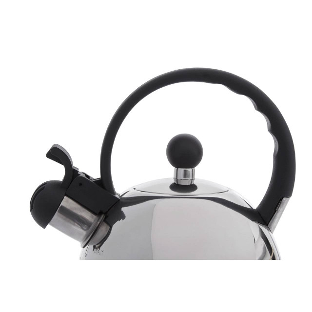 Premier Housewares Zion Stainless Steel 1 Litre Whistling Kettle