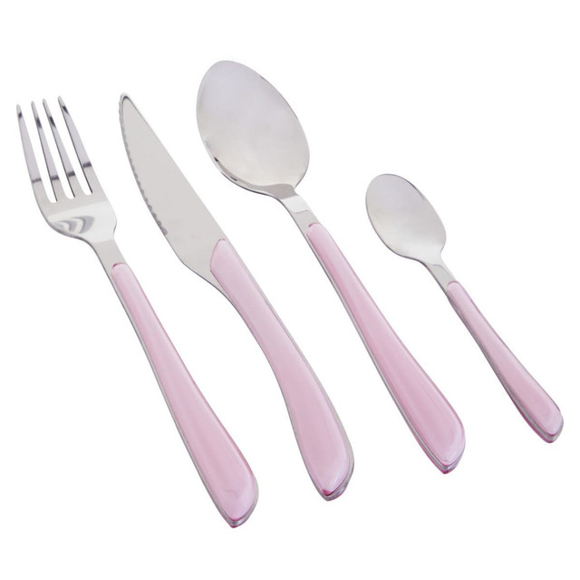 Premier Housewares Zuma 24Pc Multi Pastel Coloured Cutlery