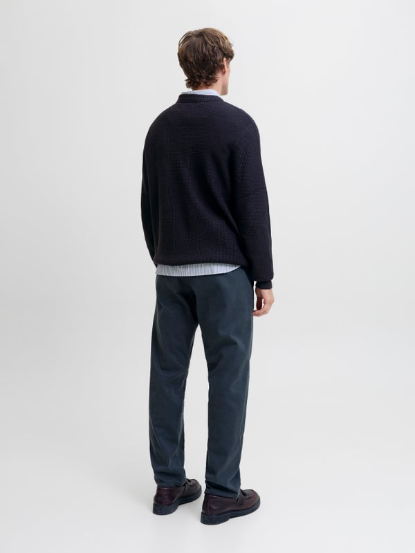 Premium By Jack & Jones 2-pack Knitted Pullover Blue / Sky Captain