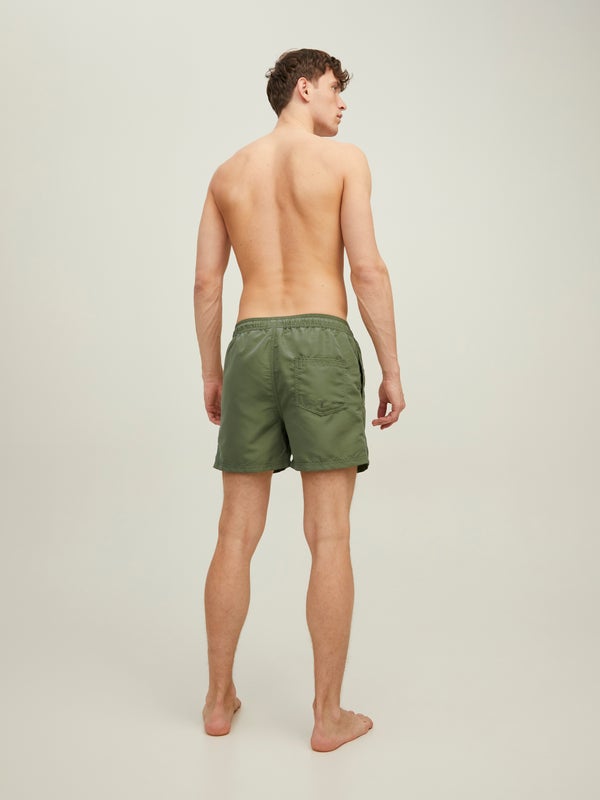 Premium By Jack & Jones 2-pack Regular Fit Swim Shorts Green / Black