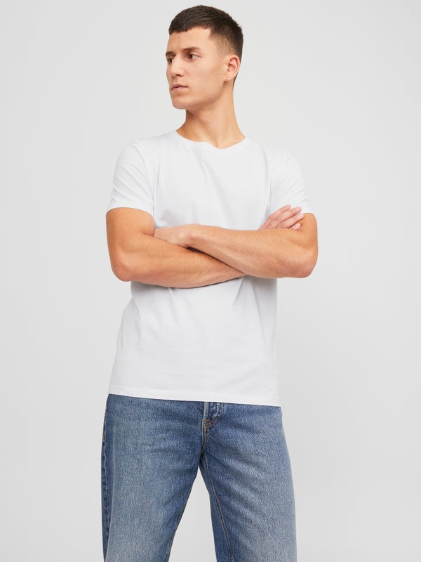 Premium By Jack & Jones 5-pack Plain T-shirt Black / White