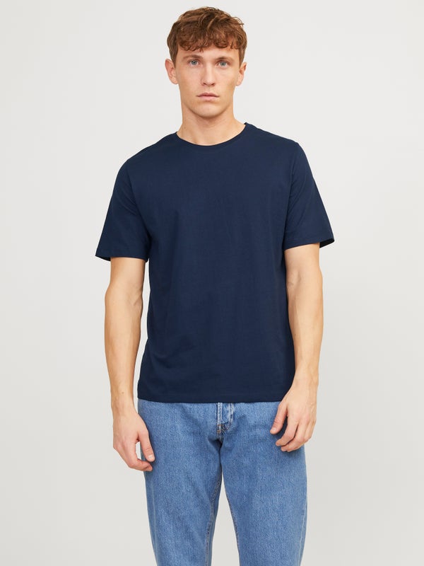 Premium By Jack & Jones 5-pack Plain T-shirt Blue / Black