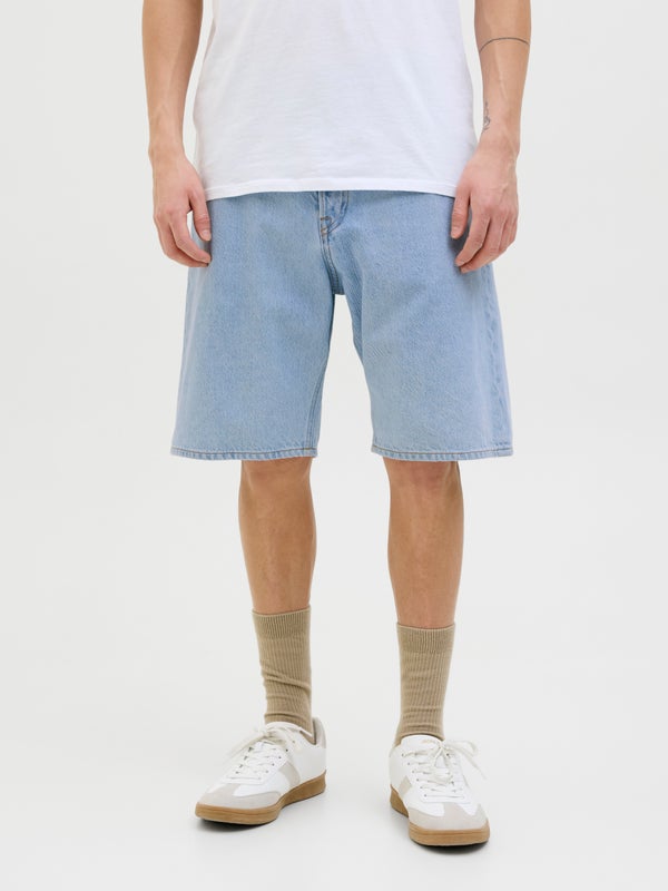 Premium By Jack & Jones Baggy Fit Denim Shorts Blue / Blue Denim