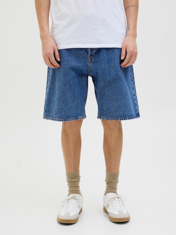 premium by jack & jones Baggy fit Denim shorts Blue / Blue Denim