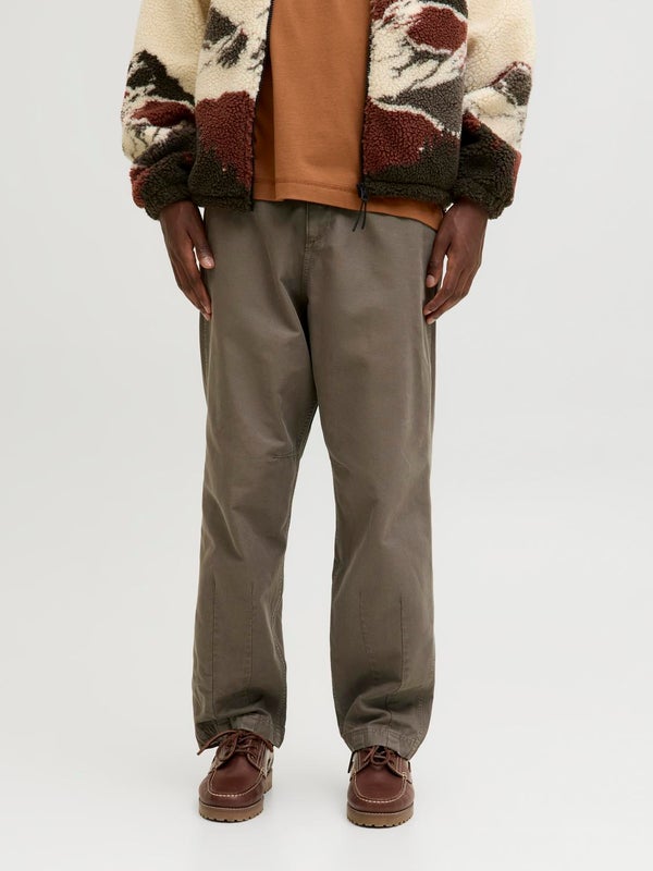 premium by jack & jones Barrel Fit Chino pants Green / Morel