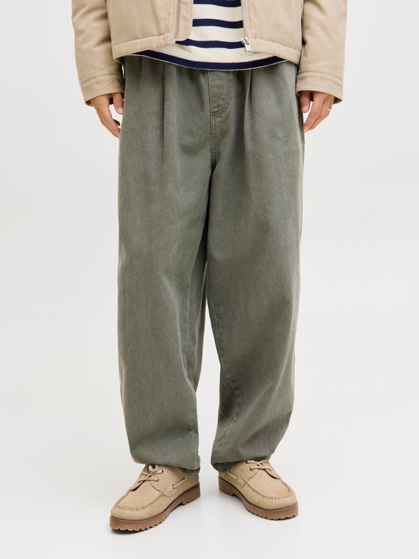 Premium By Jack & Jones Barrel Fit Joggers Green / Grape Leaf