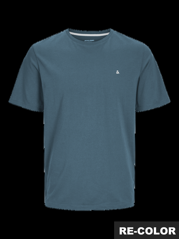 Premium By Jack & Jones Basic T-shirt Grey / Blue Mirage