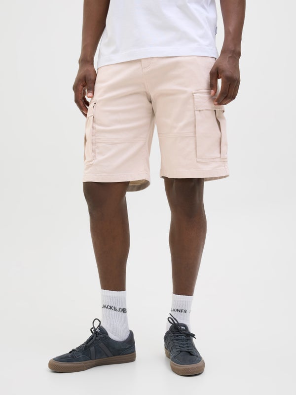 Premium By Jack & Jones Cargo Fit Relaxed Fit Shorts Beige / Moonbeam