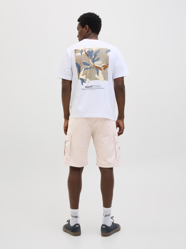 Premium By Jack & Jones Cargo Fit Relaxed Fit Shorts Beige / Moonbeam