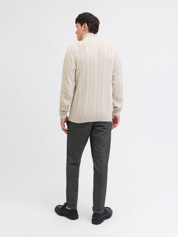 Premium By Jack & Jones Carrot Fit Chino Pants Grey / Castlerock