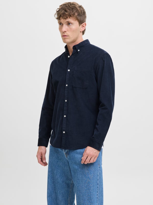 Premium By Jack & Jones Comfort Fit Overshirt Blue / Sky Captain