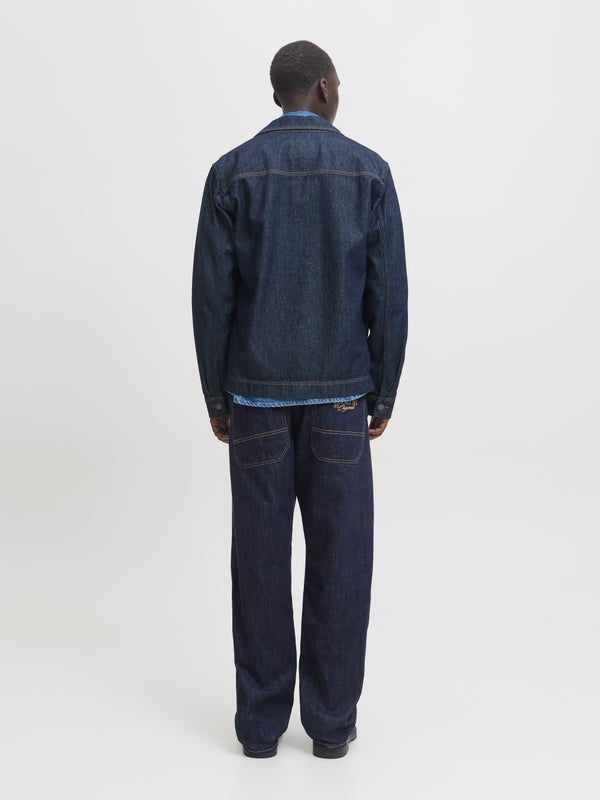 Premium By Jack & Jones JJIALEX JJNOERREBRO SQ 401 LN Baggy Fit Jeans Blue / Blue Denim