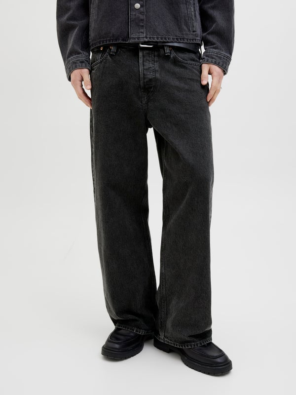 premium by jack & jones JJIDAVE JJCOOPER AM 368 NOOS Wide fit jeans Black / Black Denim