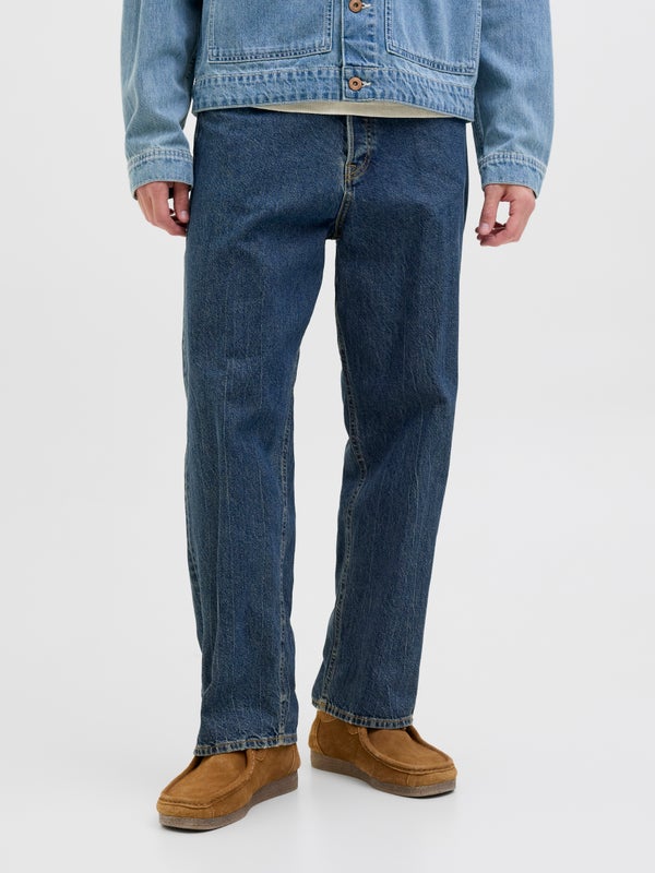 Premium By Jack & Jones JJIEDDIE JJORIGINAL SQ 061 NOOS Loose Fit Jeans Blue / Blue Denim