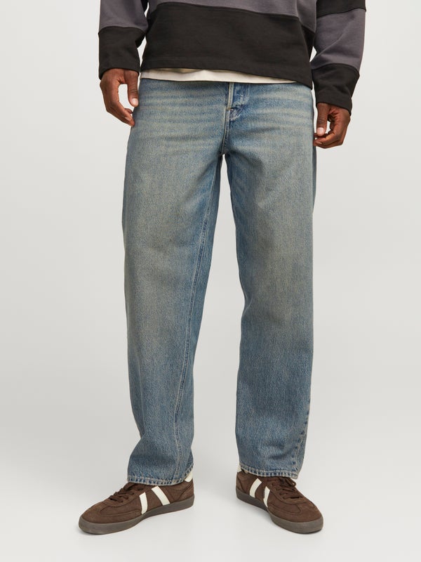 Premium By Jack & Jones JJIEDDIE JJORIGINAL SQ 543 LN Loose Fit Jeans Blue / Blue Denim