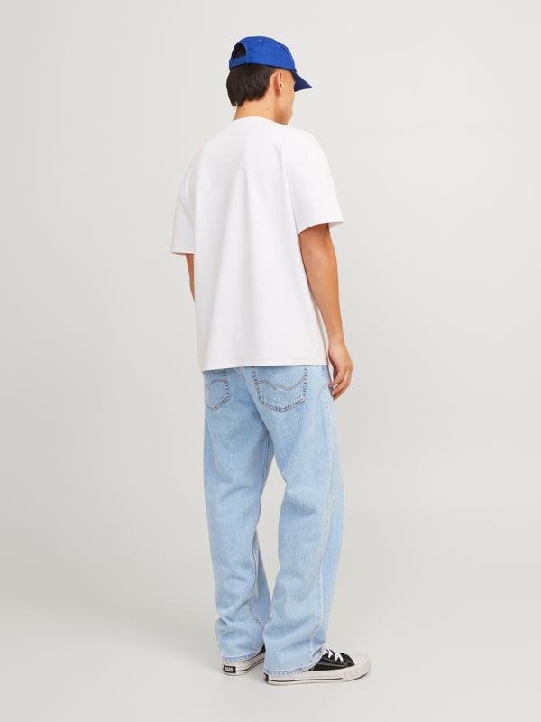 Premium By Jack & Jones JJIEDDIE JJORIGINAL SQ 738 NOOS Loose Fit Jeans Blue / Blue Denim