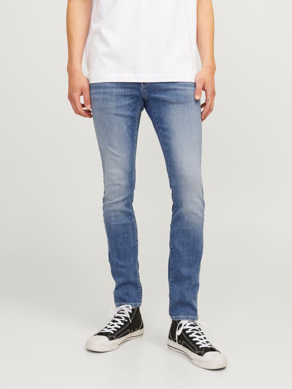 premium by jack & jones JJIGLENN JJFOX AM 489 50SPS NOOS Slim fit jeans Blue / Blue Denim