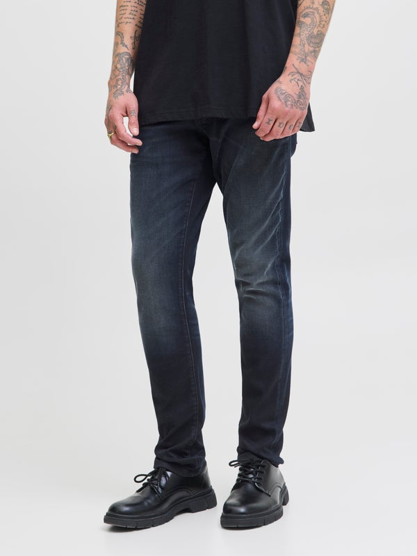 Premium By Jack & Jones JJIGLENN JJICON JJ 219 NOOS Slim Fit Jeans Blue / Blue Denim