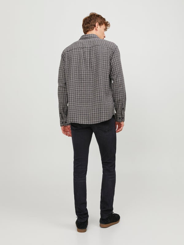 Premium By Jack & Jones JJIGLENN JJICON JJ 557 50SPS NOOS Slim Fit Jeans Black / Black Denim