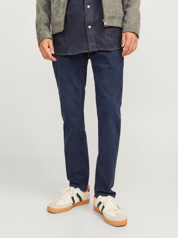 Premium By Jack & Jones JJIMIKE JJORIGINAL SQ 260 Tapered Fit Jeans Blue / Blue Denim