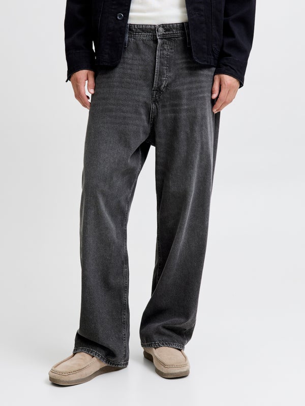 premium by jack & jones JJIRON JJORIGINAL SQ 969 Extra baggy fit jeans Black / Black Denim