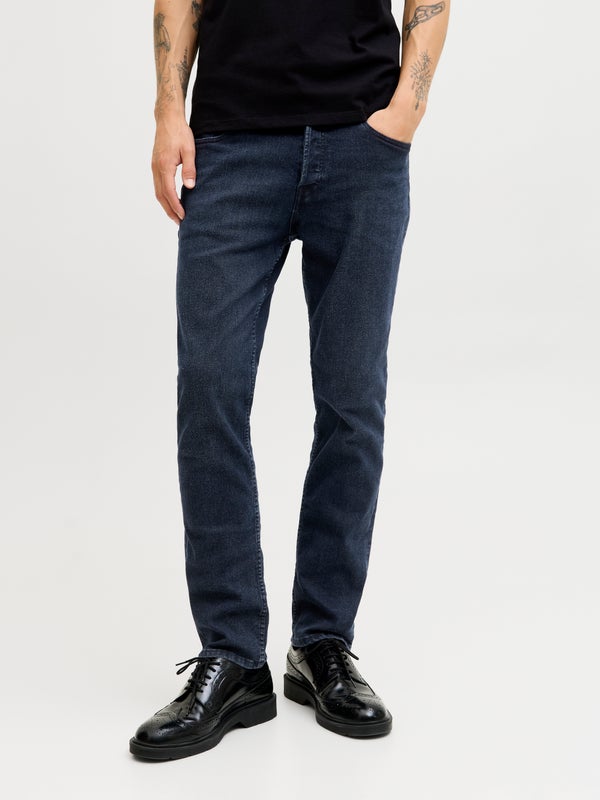 premium by jack & jones JJITIM JJORIGINAL AKM 004 Slim straight fit jeans Blue / Blue Denim