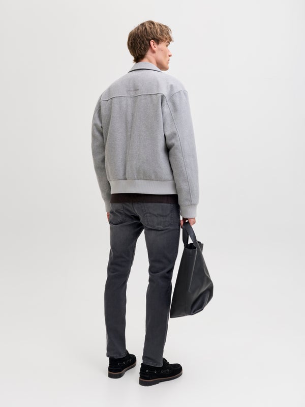 Premium By Jack & Jones JJITIM JJORIGINAL AKM 810 Slim Straight Fit Jeans Black / Black Denim